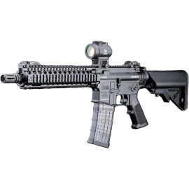 Daniel Defense Licensed MK18 MWS Gas Blowback Airsoft Rifle by CYMA - Black
