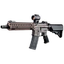 Daniel Defense Licensed MK18 MWS Gas Blowback Airsoft Rifle by CYMA - Earth