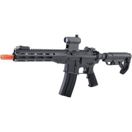 Golden Eagle Block 3 Gas Blowback Airsoft Rifle w MLOK RailModel 9.5 Rail - Black - Metal Receiver