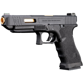 EMG / Salient Arms International Custom Airsoft Training Weapon w/ Tier One Competition Slide Kit (Color: Black)