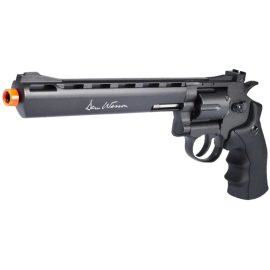 ASG Licensed Dan Wesson WG CO2 Full Metal High Power Airsoft 6mm Magnum Gas Revolver (Color: Black / 8")