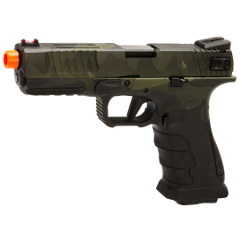 APS XTP Shark Full Automatic Select-Fire Full Metal Co2 Gas Blowback Airsoft Pistol - Camo
